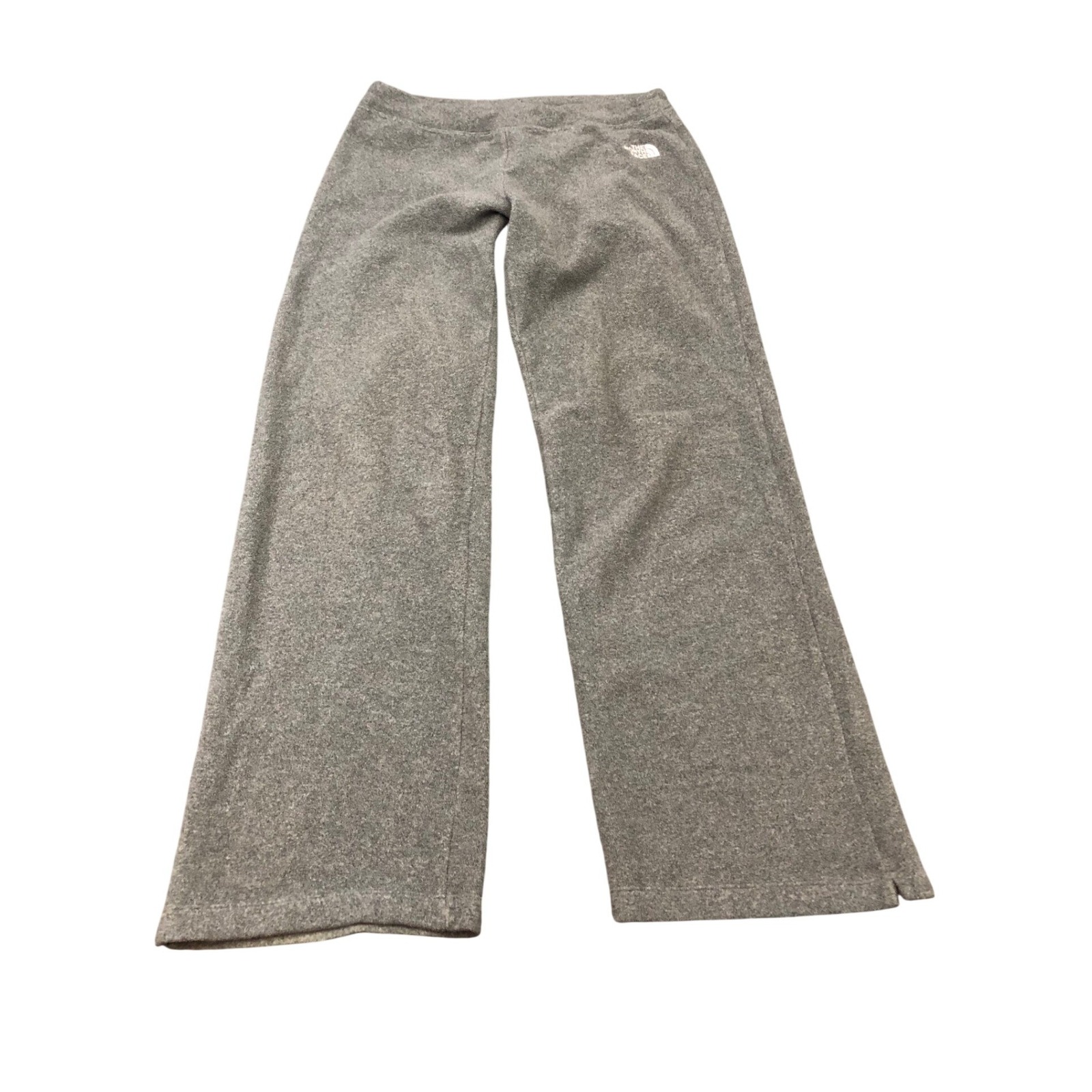 Y2k The North Face Tka 100 Fleece Pants Womens Xs Grey Wide Leg Lounge Relaxed